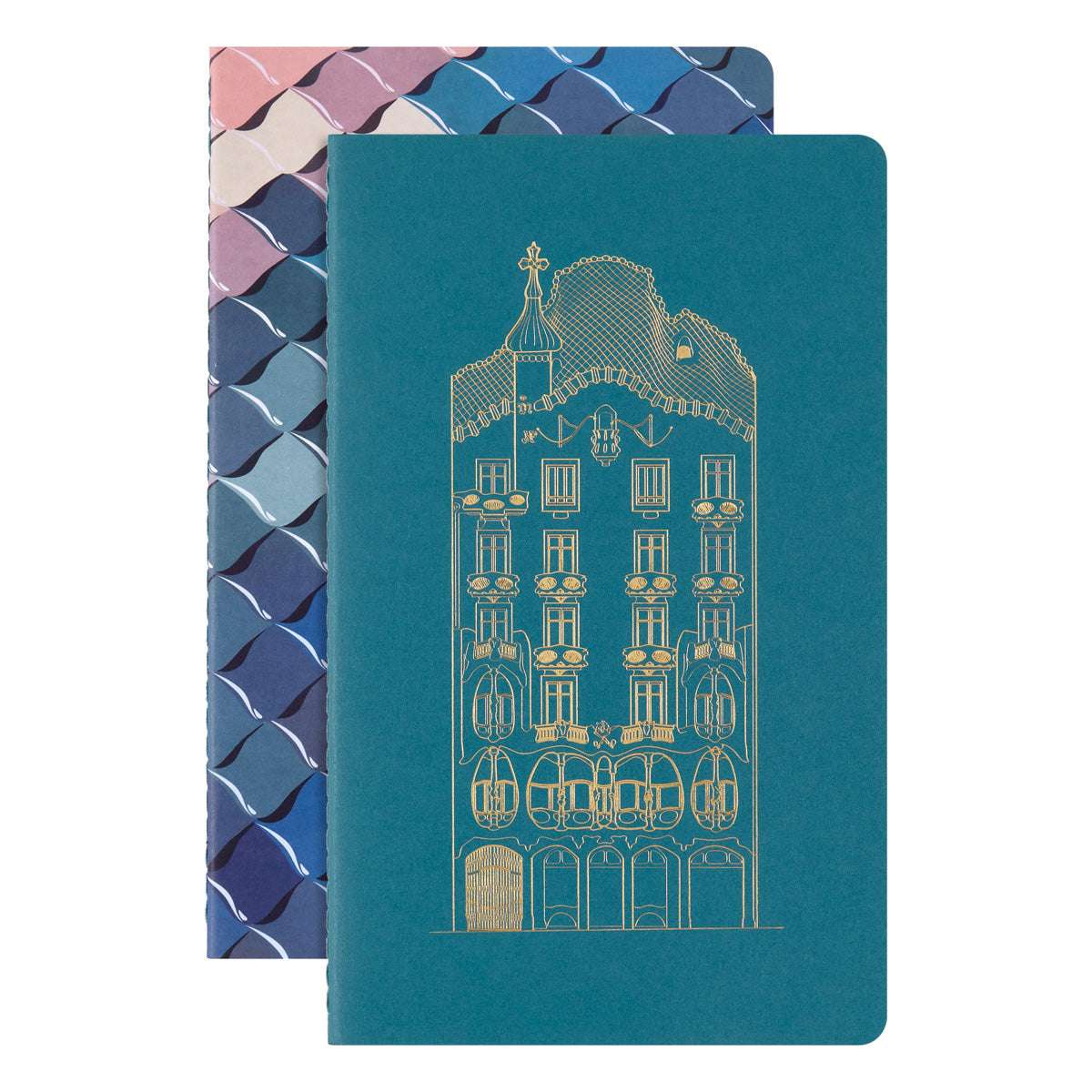 Moleskine LE Cahier Notebook Large Plain Set 2 Casa Batllo